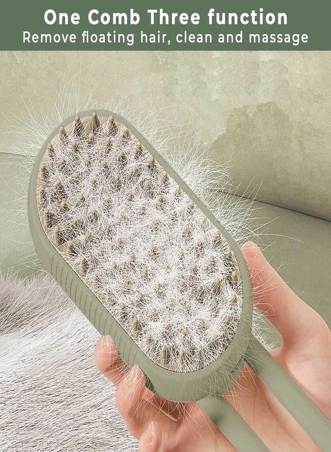 BRAVIK Pet Hair Brush for Dogs & Cats 3 in1 Water Steam Brush Silicone Hair Comb, Multifunctional Water Brush Spa for Dogs Steamy Brush for Pet - Image 4